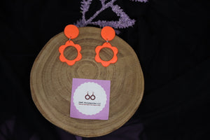 Pretty Orange Earrings