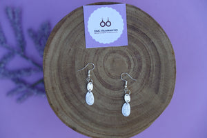 Silver Metal Earrings