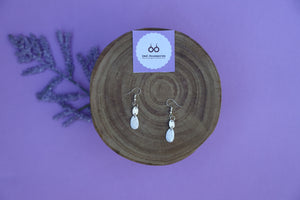 Silver Metal Earrings